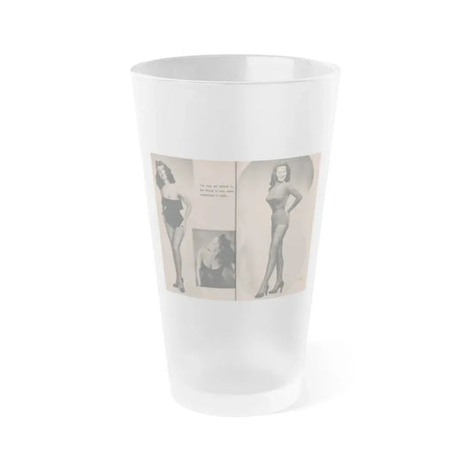 Penny Duncan #51 - [Pages 36 & 37] Pages 5 & 6 of 7 with, 3 B&W Photos & Caption from PHOTO Digest Mag. May '54 (Vintage Female Icon) Frosted Pint Glass 16oz 16oz Frosted - Go Mug Yourself