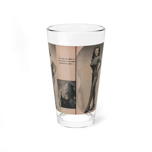 Penny Duncan #51 - [Pages 36 & 37] Pages 5 & 6 of 7 with, 3 B&W Photos & Caption from PHOTO Digest Mag. May '54 (Vintage Female Icon) Pint Glass 16oz 16oz - Go Mug Yourself