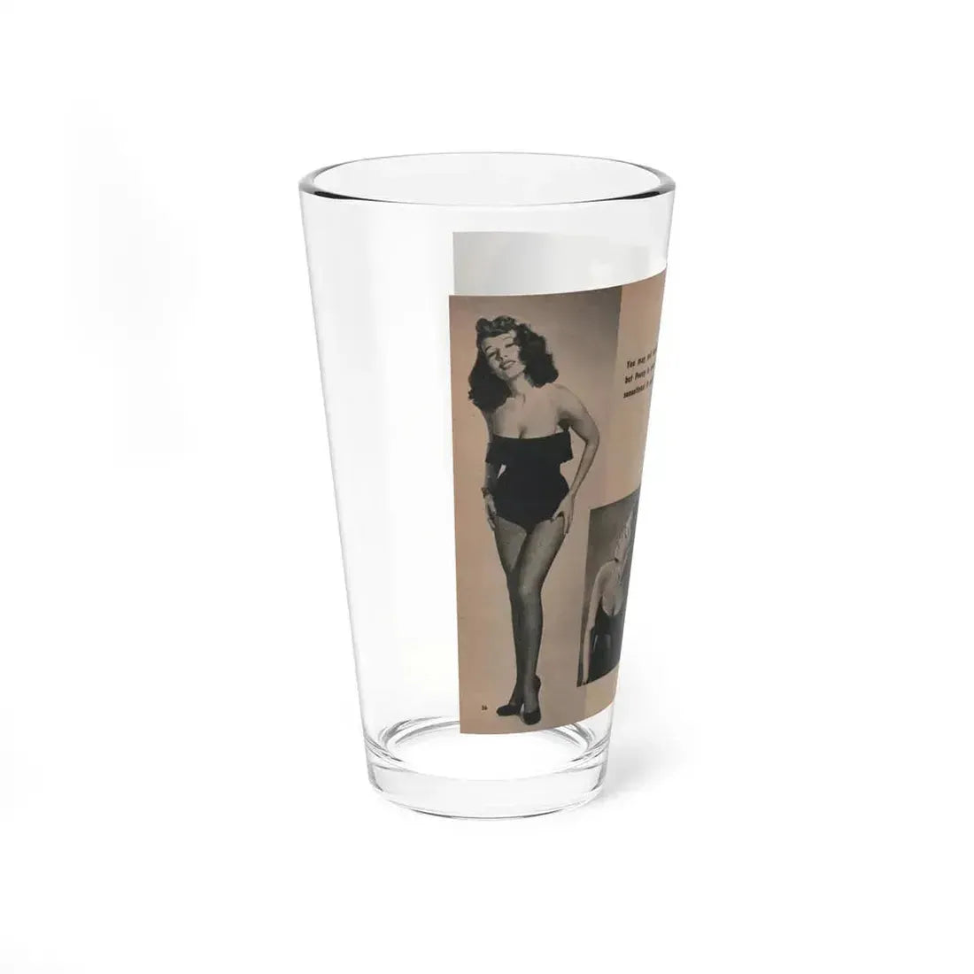 Penny Duncan #51 - [Pages 36 & 37] Pages 5 & 6 of 7 with, 3 B&W Photos & Caption from PHOTO Digest Mag. May '54 (Vintage Female Icon) Pint Glass 16oz - Go Mug Yourself