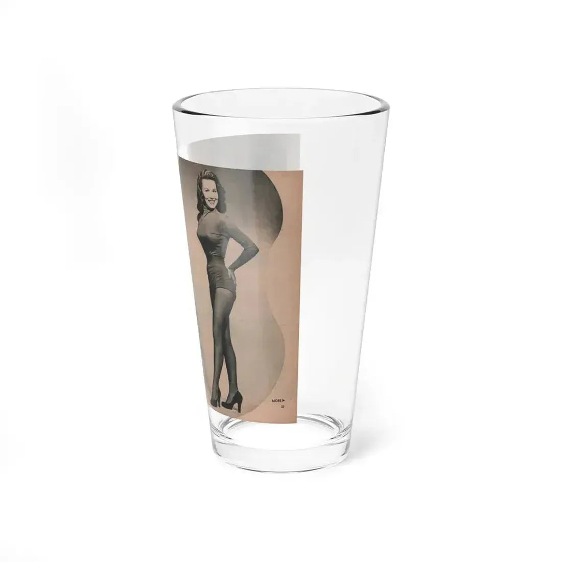 Penny Duncan #51 - [Pages 36 & 37] Pages 5 & 6 of 7 with, 3 B&W Photos & Caption from PHOTO Digest Mag. May '54 (Vintage Female Icon) Pint Glass 16oz - Go Mug Yourself