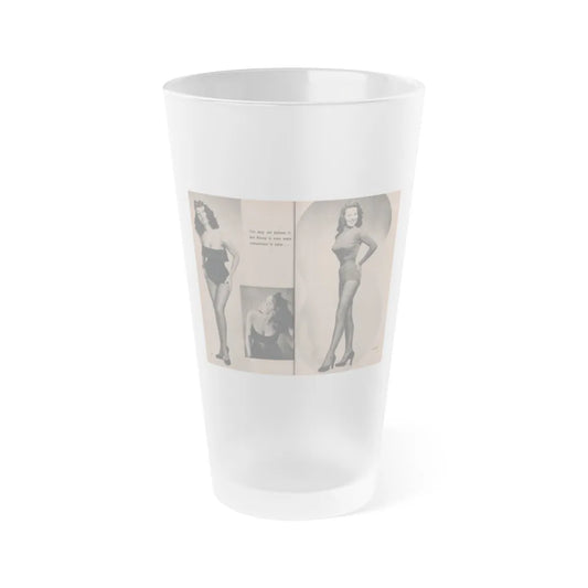 Penny Duncan #51 - [Pages 36 & 37] Pages 5 & 6 of 7 with, 3 B&W Photos & Caption from PHOTO Digest Mag. May '54 (Vintage Female Icon) Frosted Pint Glass 16oz-16oz-Frosted-Go Mug Yourself