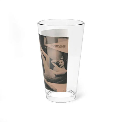 Penny Duncan #57 - [Pages 88 & 89] Pages 6 & 7 of 8 with, Penny+3 B&W Photos & 2 Captions from BRIEF Digest Mag. March '55 (Vintage Female Icon) Pint Glass 16oz - Go Mug Yourself