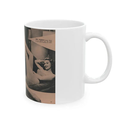 Penny Duncan #57 - [Pages 88 & 89] Pages 6 & 7 of 8 with, Penny+3 B&W Photos & 2 Captions from BRIEF Digest Mag. March '55 (Vintage Female Icon) White Coffee Mug - Go Mug Yourself