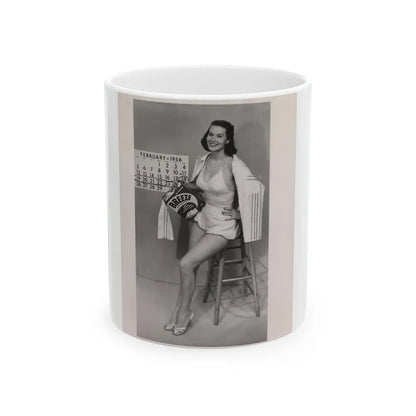 Penny Duncan #59 - 8x10 Vintage Pin-Up Photo from 1956 Penny Advertising for a Laundry Detergent (Vintage Female Icon) White Coffee Mug-11oz-Go Mug Yourself