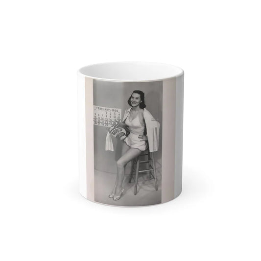 Penny Duncan #59 - 8x10 Vintage Pin-Up Photo from 1956 Penny Advertising for a Laundry Detergent (Vintage Female Icons) Color Changing Mug 11oz-11oz-Go Mug Yourself