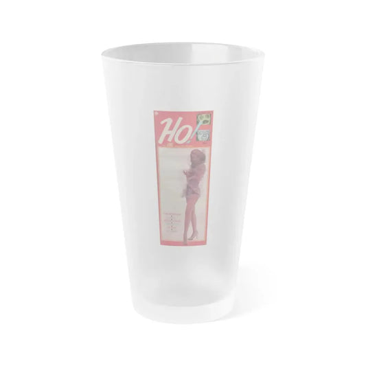 Penny Duncan #60 - Penny on Cover in Color & spread inside from Ho! The Long Magazine For Men Nov. '57 (Vintage Female Icon) Frosted Pint Glass 16oz 16oz Frosted - Go Mug Yourself