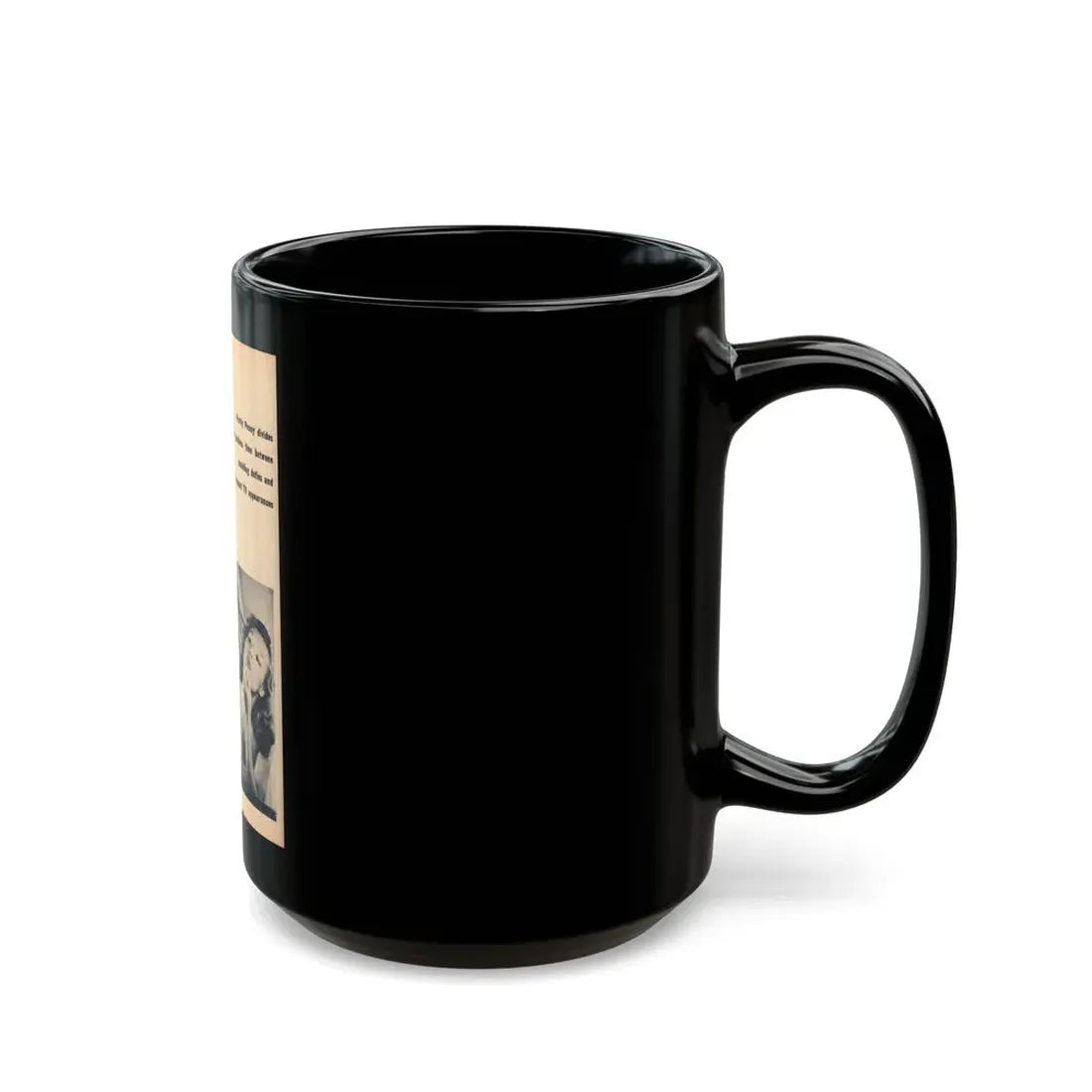 Penny Duncan #67 - [Pages 80] Pages 7 of 7 Featuring, Penny+2 B&W Photos & Caption on from BRIEF Digest Mag. Jan. '55 (Vintage Female Icon) Black Coffee Mug - Go Mug Yourself