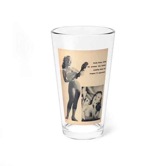 Penny Duncan #67 - [Pages 80] Pages 7 of 7 Featuring, Penny+2 B&W Photos & Caption on from BRIEF Digest Mag. Jan. '55 (Vintage Female Icon) Pint Glass 16oz 16oz - Go Mug Yourself