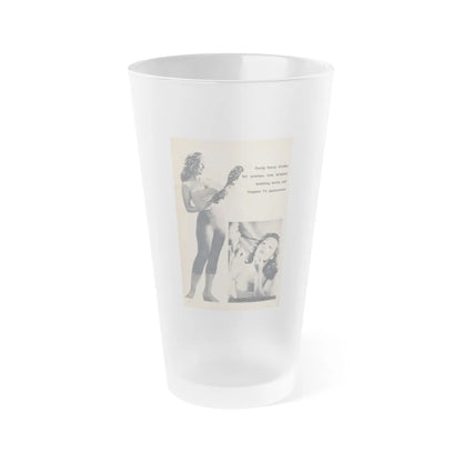 Penny Duncan #67 - [Pages 80] Pages 7 of 7 Featuring, Penny+2 B&W Photos & Caption on from BRIEF Digest Mag. Jan. '55 (Vintage Female Icon) Frosted Pint Glass 16oz-16oz-Frosted-Go Mug Yourself