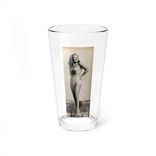 Penny Duncan #72 - [Pages 43] 1 large cropped B&W Pin-Up Photo from REAL FOR MEN Mag. Jan. '53 (Vintage Female Icon) Pint Glass 16oz 16oz - Go Mug Yourself