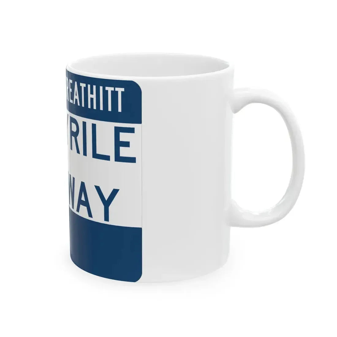 Pennyrile Parkway (Kentucky) (Road Sign) White Coffee Mug - Go Mug Yourself