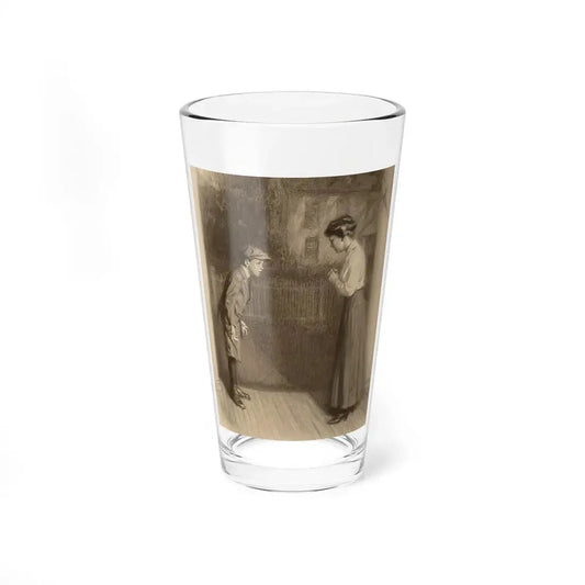 Penrod Jashber, His Career as a Detective, Cosmopolitan interior illustration, March 1918 (Magazine Illustration) Pint Glass 16oz 16oz - Go Mug Yourself