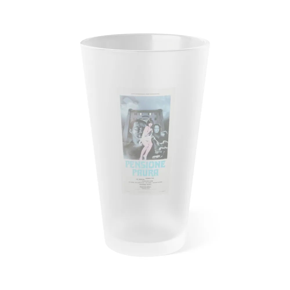 PENSIONE PAURA (ITALIAN) 1978 Movie Poster - Frosted Pint Glass 16oz-16oz-Frosted-Go Mug Yourself