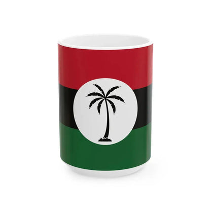 Peoples National Congress-Reform Flag Guyana (Guyana) White Coffee Mug 15oz - Go Mug Yourself