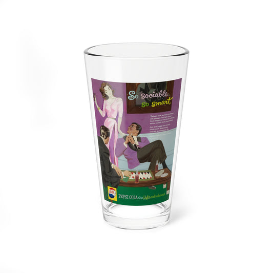 Pepsi-Cola, ad illustration (1) (Magazine Illustration) Pint Glass 16oz-16oz-Go Mug Yourself