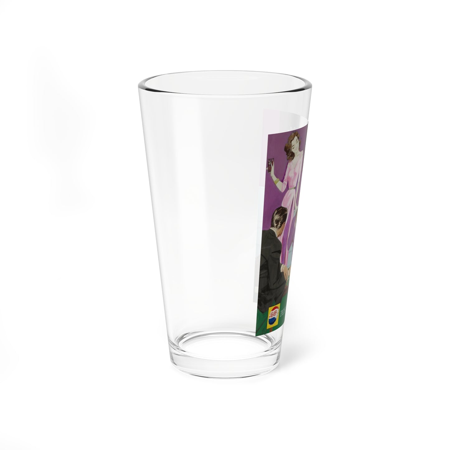 Pepsi-Cola, ad illustration (1) (Magazine Illustration) Pint Glass 16oz-Go Mug Yourself