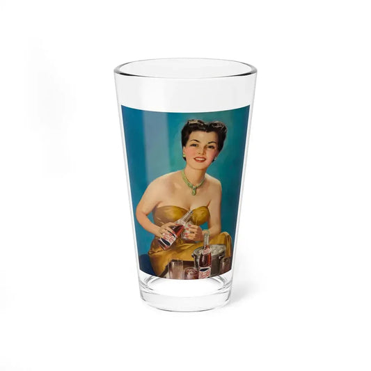 Pepsi-Cola, ad illustration (2) (Magazine Illustration) Pint Glass 16oz 16oz - Go Mug Yourself