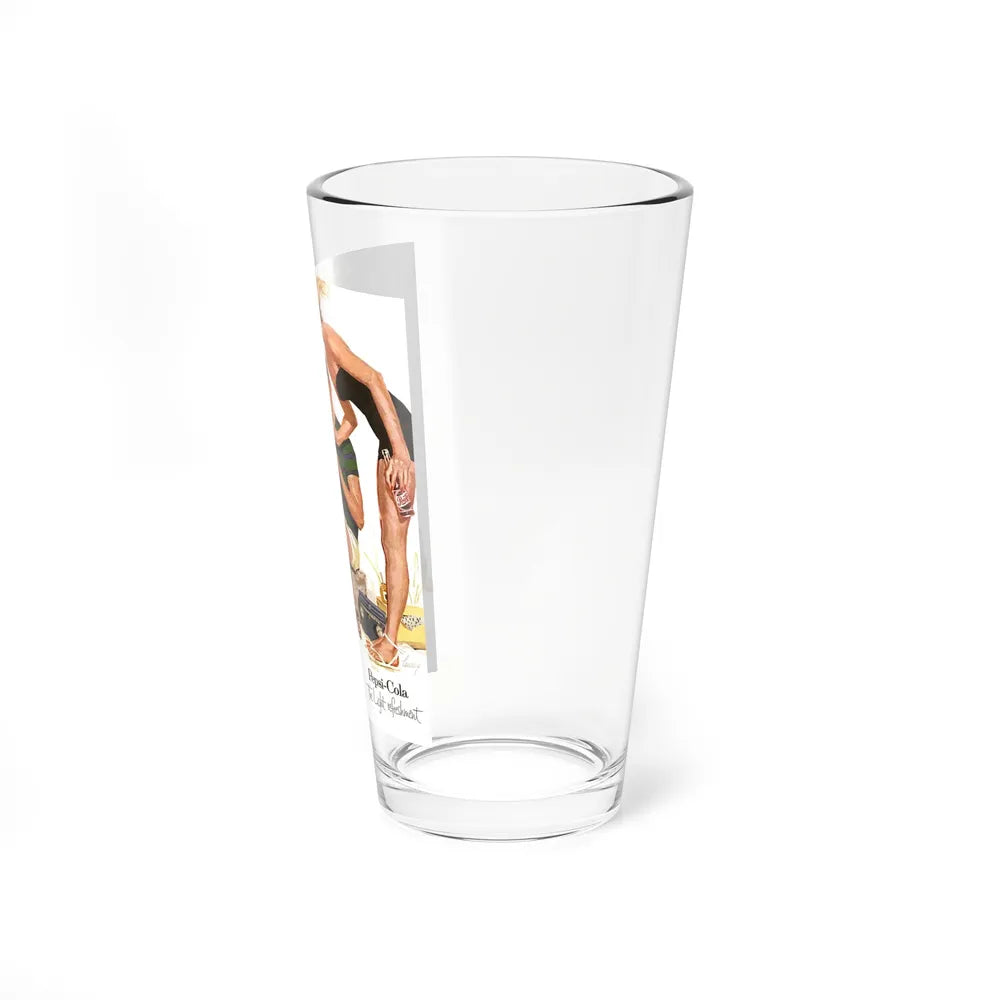 Pepsi-Cola advertisement (Magazine Illustration) Pint Glass 16oz-Go Mug Yourself