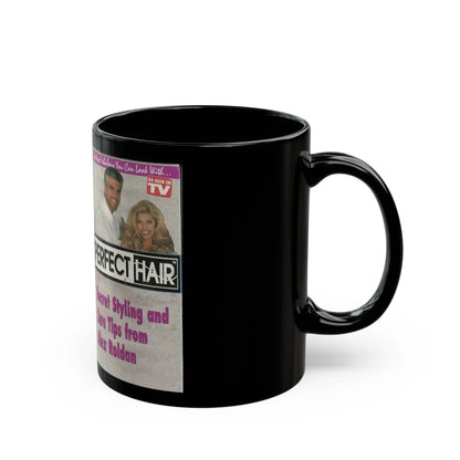 PERFECT HAIR (VHS COVER) - Black Coffee Mug-Go Mug Yourself