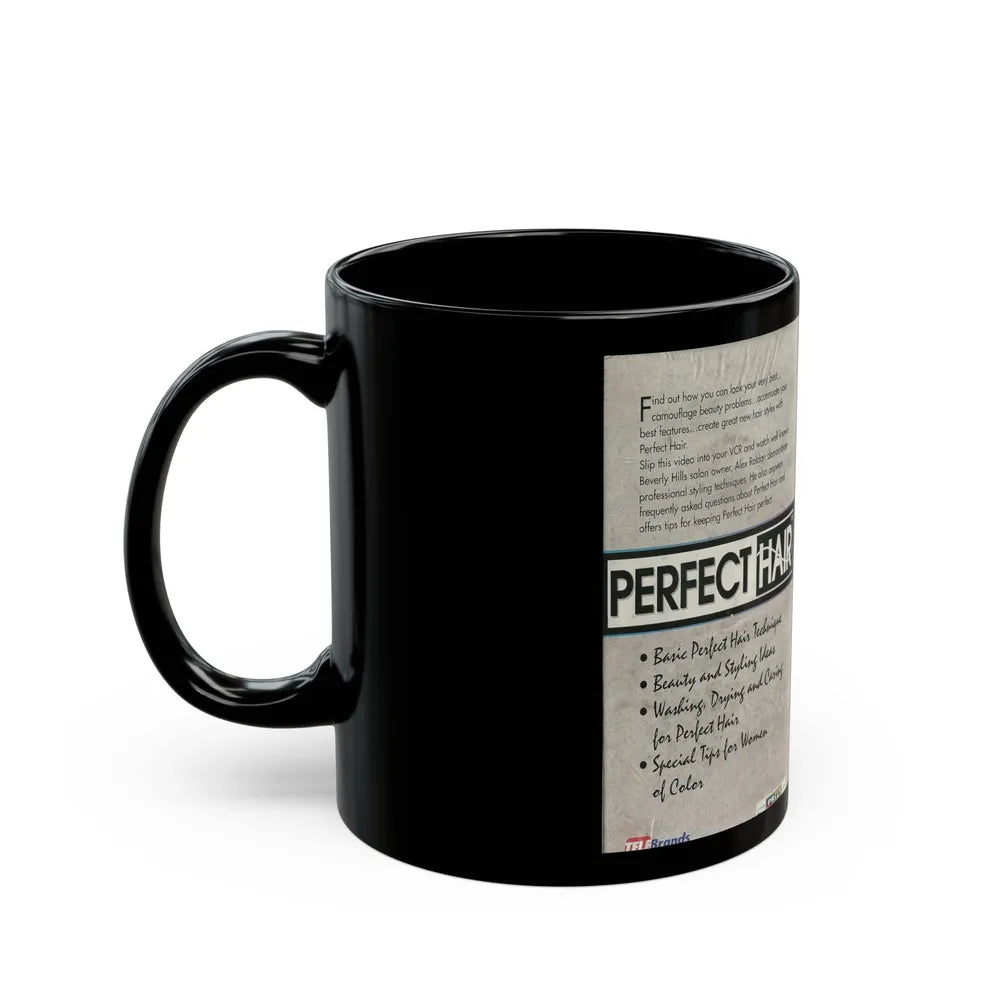 PERFECT HAIR (VHS COVER) - Black Coffee Mug-Go Mug Yourself