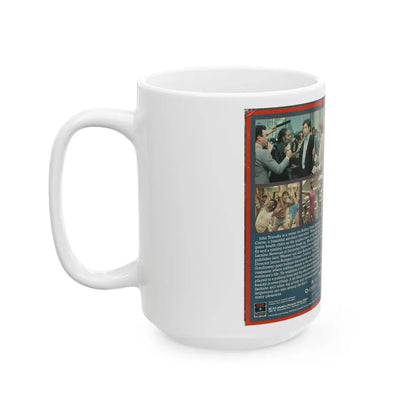 PERFECT JOHN TRAVOLTA JAMIE LEE CURTIS (VHS COVER) - White Coffee Mug - Go Mug Yourself