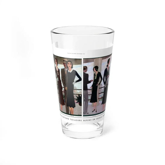 Perfect Lines In Autumn Tailleurs..., McCall's, September 1930 (Magazine Illustration) Pint Glass 16oz 16oz - Go Mug Yourself