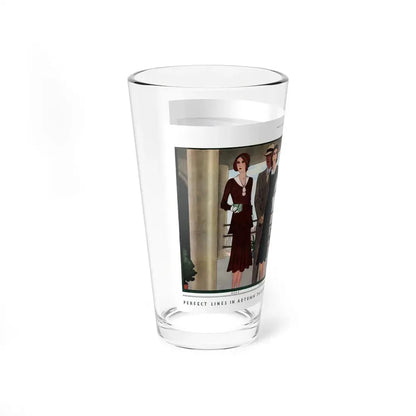Perfect Lines In Autumn Tailleurs..., McCall's, September 1930 (Magazine Illustration) Pint Glass 16oz - Go Mug Yourself