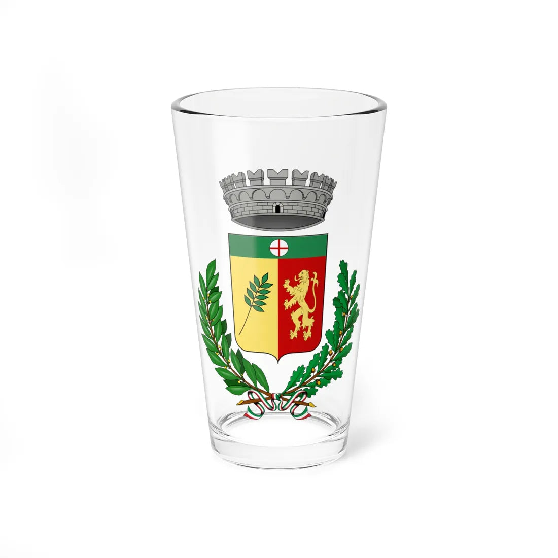 Perinaldo-Stemma (Italy) (Coat of Arms) Pint Glass 16oz 16oz - Go Mug Yourself