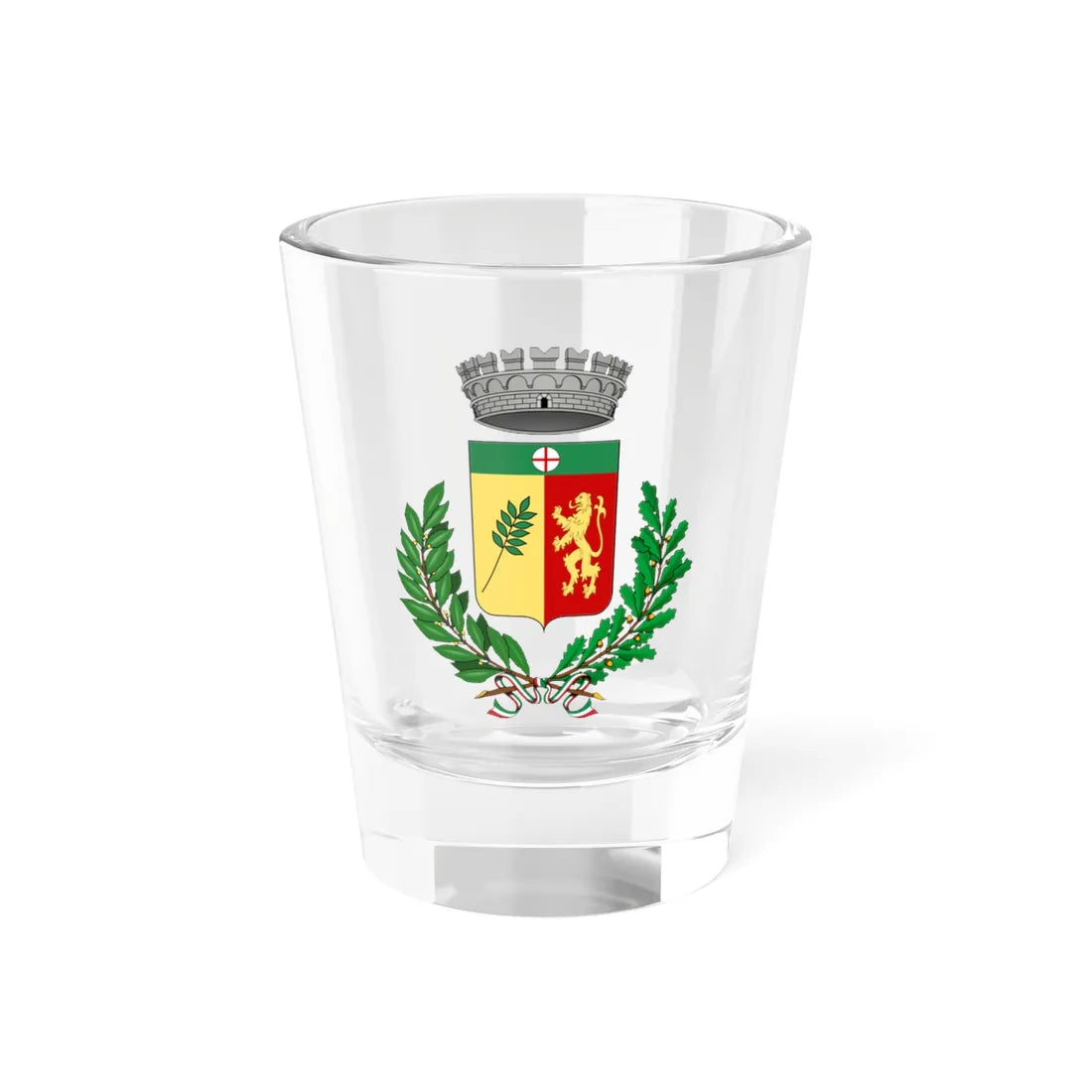 Perinaldo-Stemma (Italy) (Coat of Arms) Shot Glass 1.5oz 1.5oz - Go Mug Yourself