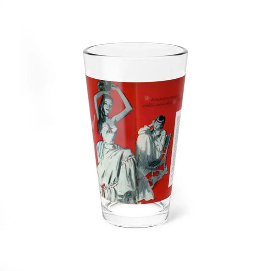 Period Piece, Good Housekeeping, April 1949 (Magazine Illustration) Pint Glass 16oz 16oz - Go Mug Yourself