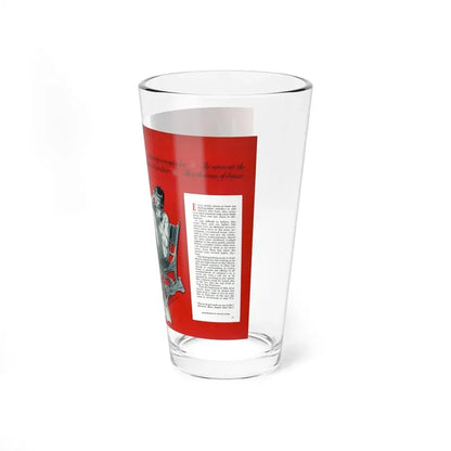 Period Piece, Good Housekeeping, April 1949 (Magazine Illustration) Pint Glass 16oz - Go Mug Yourself