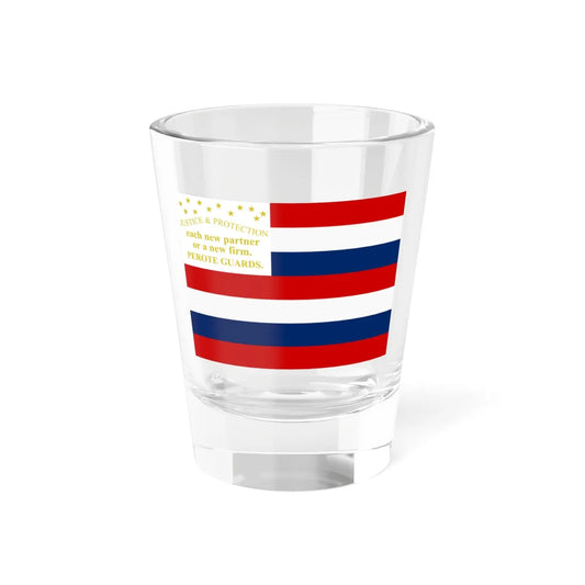 Perote Guards flag (United States) Shot Glass 1.5oz 1.5oz - Go Mug Yourself
