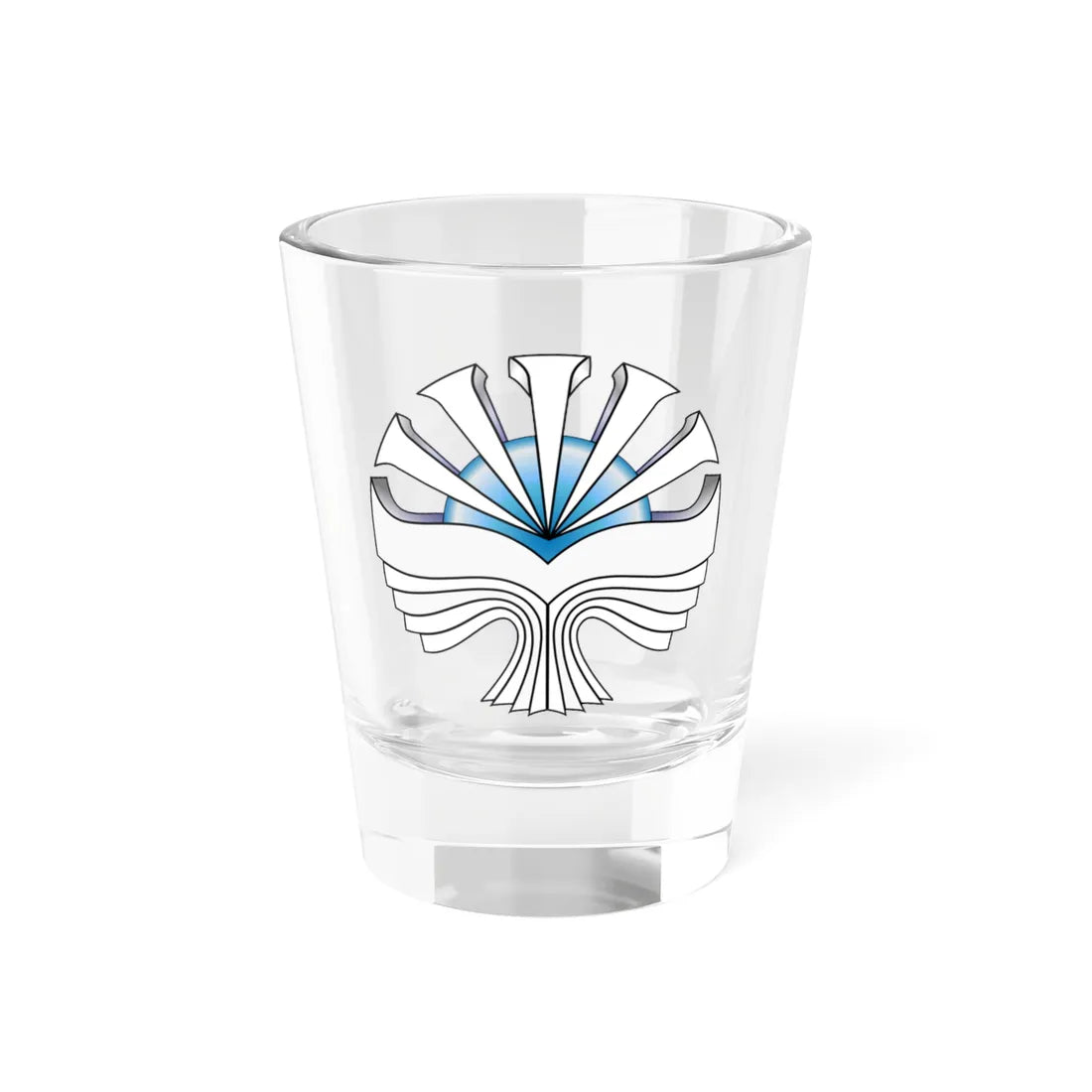 Perpustakaan Nasional Republik Indonesia insignia (Indonesia) (Coat of Arms) Shot Glass 1.5oz 1.5oz - Go Mug Yourself