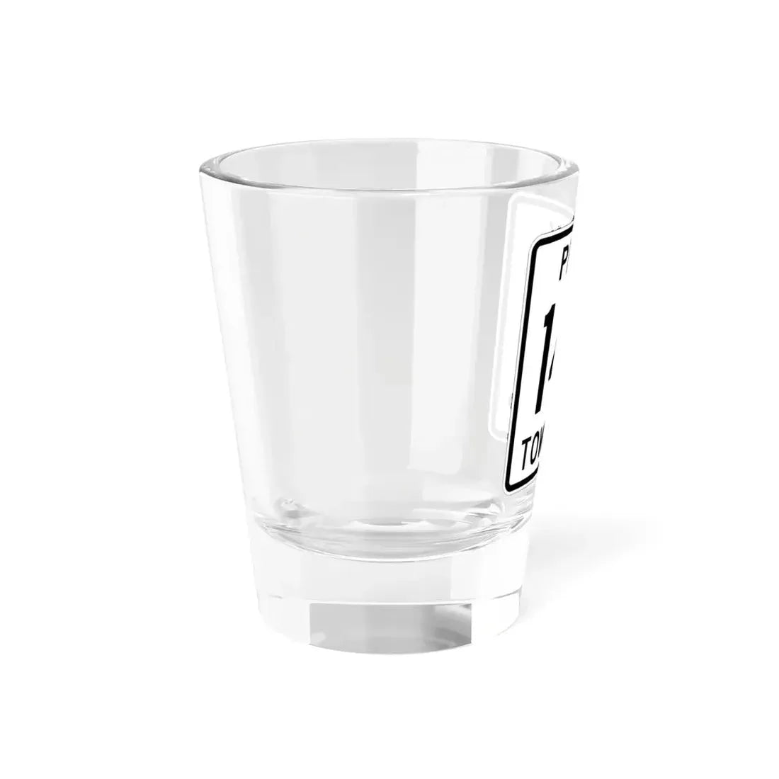 Perry Township Route 143 Logan County Ohio (Ohio) (Road Sign) Shot Glass 1.5oz - Go Mug Yourself