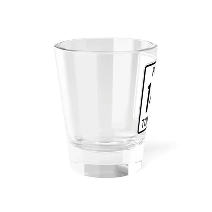 Perry Township Route 143 Logan County Ohio (Ohio) (Road Sign) Shot Glass 1.5oz - Go Mug Yourself