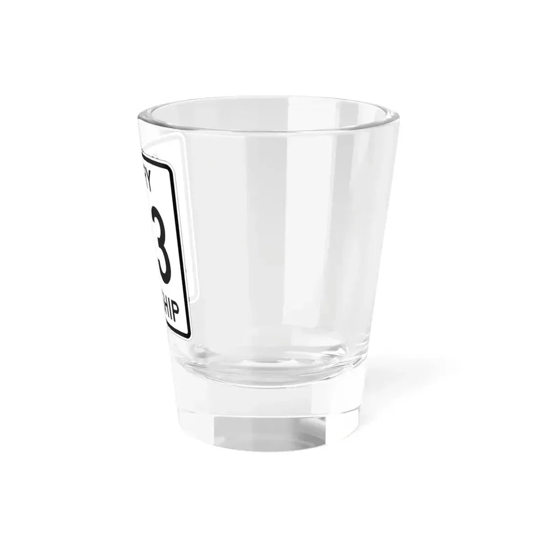 Perry Township Route 143 Logan County Ohio (Ohio) (Road Sign) Shot Glass 1.5oz - Go Mug Yourself