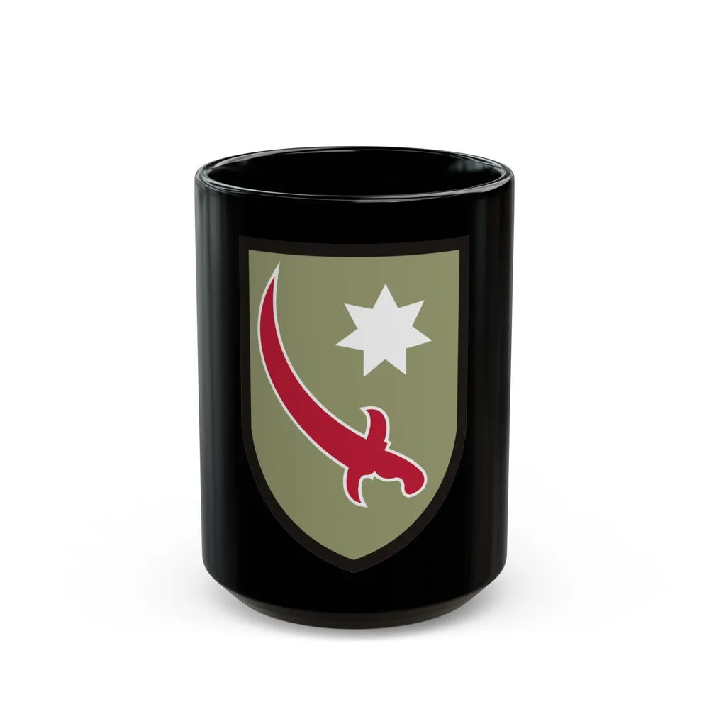 Persian Gulf Service Command (U.S. Army) Black Coffee Mug-15oz-Go Mug Yourself