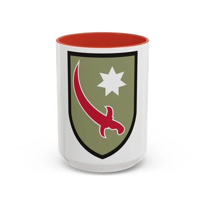 Persian Gulf Service Command (U.S. Army) Accent Coffee Mug 15oz Red - Go Mug Yourself
