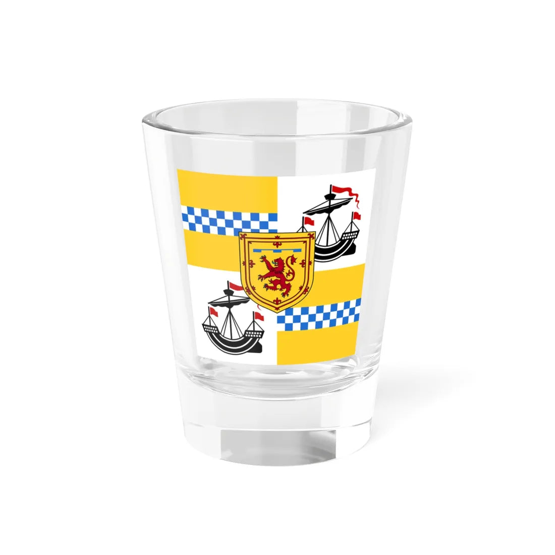 Personal Banner of the Duke of Rothesay (Scotland) Shot Glass 1.5oz 1.5oz - Go Mug Yourself