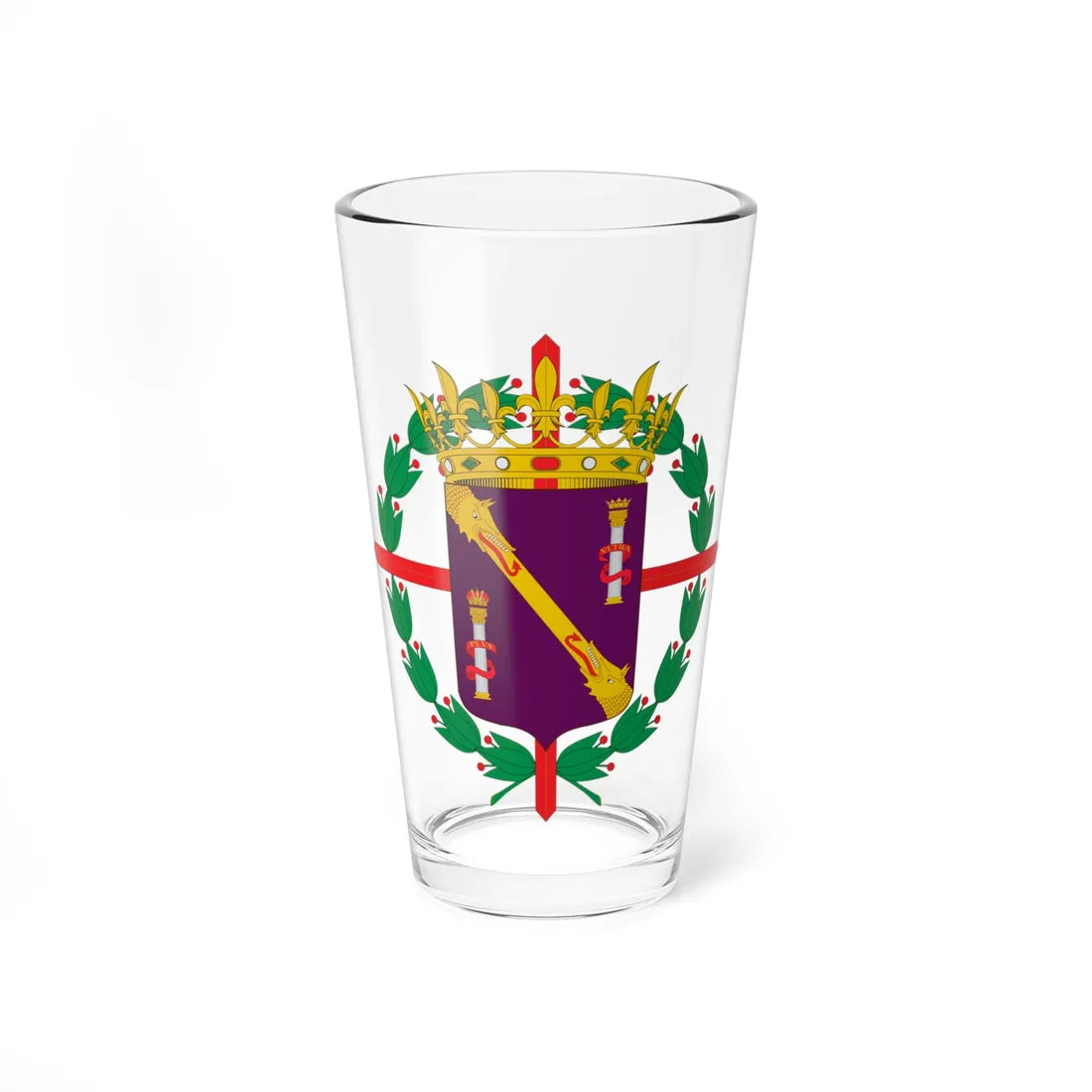 Personal Coat of Arms of Franco (Spain) (Coat of Arms) Pint Glass 16oz 16oz - Go Mug Yourself