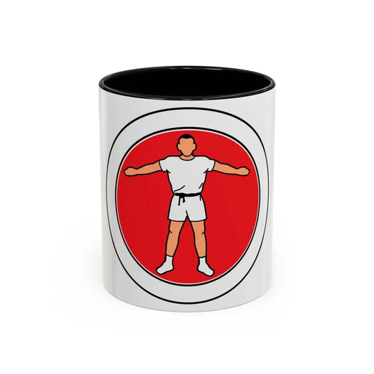 Personal Fitness (Boy Scout Merit Badge) Accent Coffee Mug 11oz Black - Go Mug Yourself