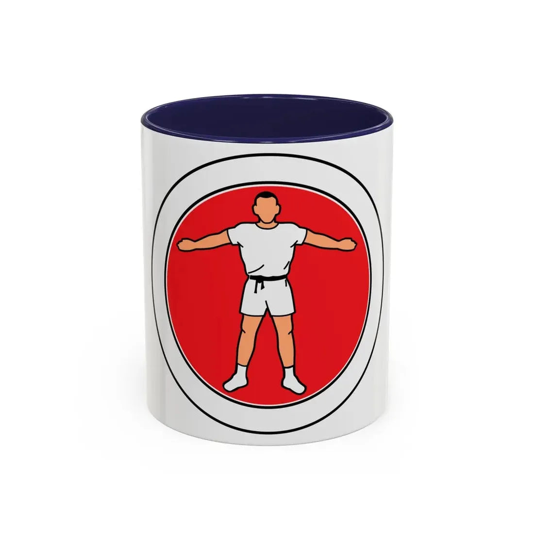 Personal Fitness (Boy Scout Merit Badge) Accent Coffee Mug 11oz Navy - Go Mug Yourself