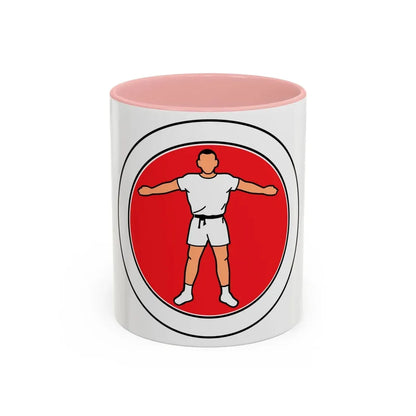 Personal Fitness (Boy Scout Merit Badge) Accent Coffee Mug 11oz Pink - Go Mug Yourself