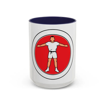 Personal Fitness (Boy Scout Merit Badge) Accent Coffee Mug 15oz Navy - Go Mug Yourself