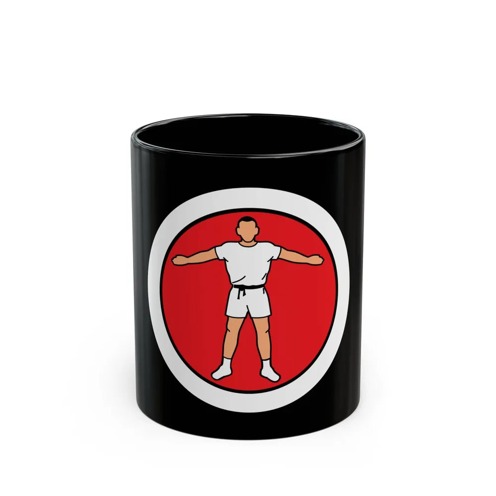 Personal Fitness (Boy Scout Merit Badge) Black Coffee Mug-11oz-Go Mug Yourself