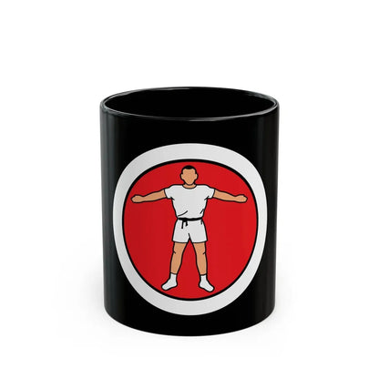 Personal Fitness (Boy Scout Merit Badge) Black Coffee Mug 11oz - Go Mug Yourself