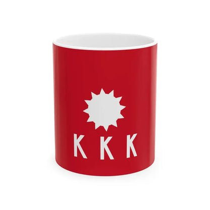 Personal flag of Andres Bonifacio (Philippines) White Coffee Mug 11oz - Go Mug Yourself