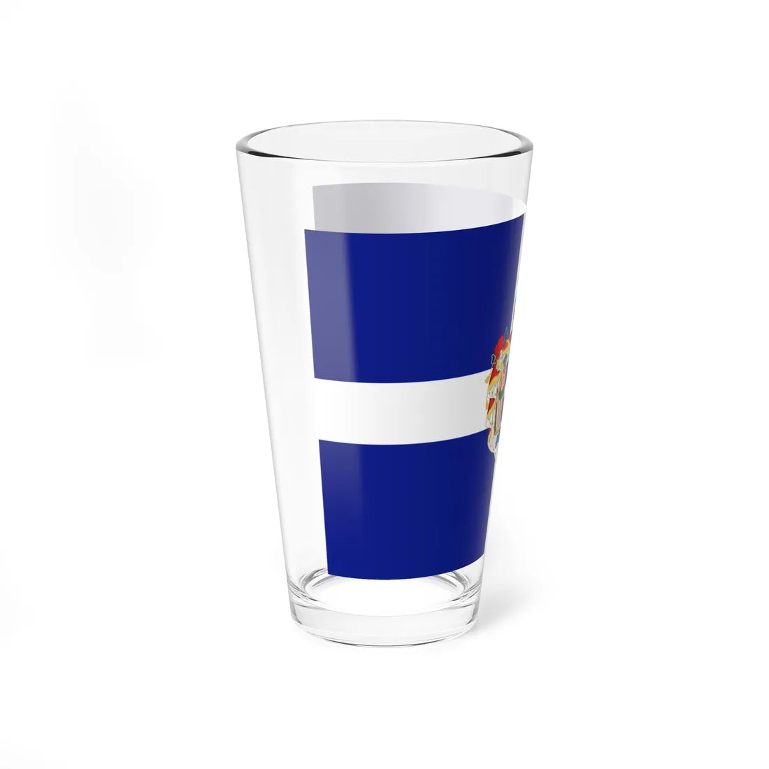 Personal flag of King George I of Greece (Greece) Pint Glass 16oz - Go Mug Yourself