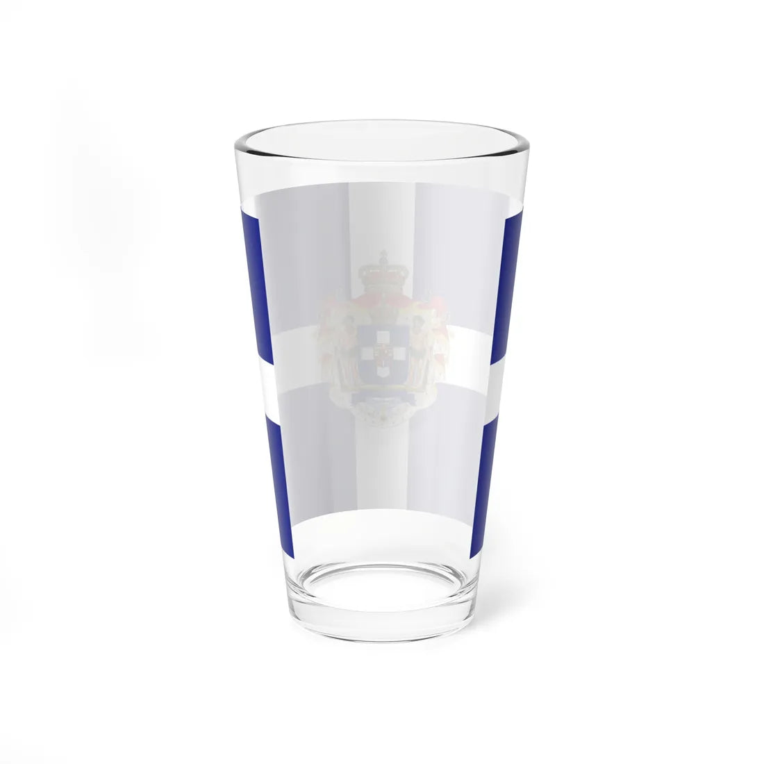 Personal flag of King George I of Greece (Greece) Pint Glass 16oz - Go Mug Yourself