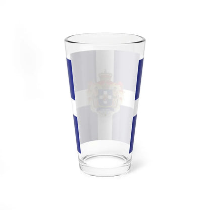 Personal flag of King George I of Greece (Greece) Pint Glass 16oz - Go Mug Yourself